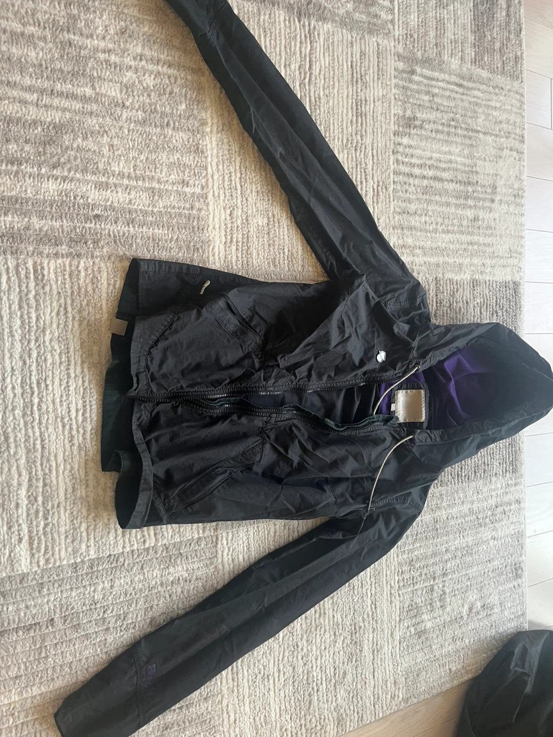 Bench Black Full Zip Hooded Jacket XS