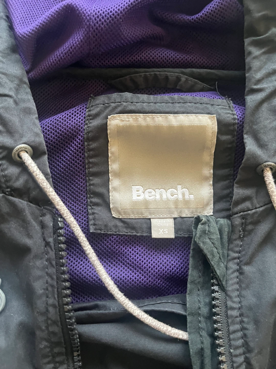 Bench Black Full Zip Hooded Jacket XS - photo 2