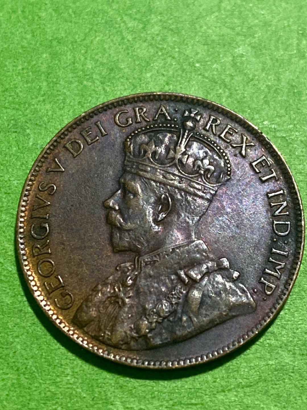 1920 Canada One Cent Coin - photo 2