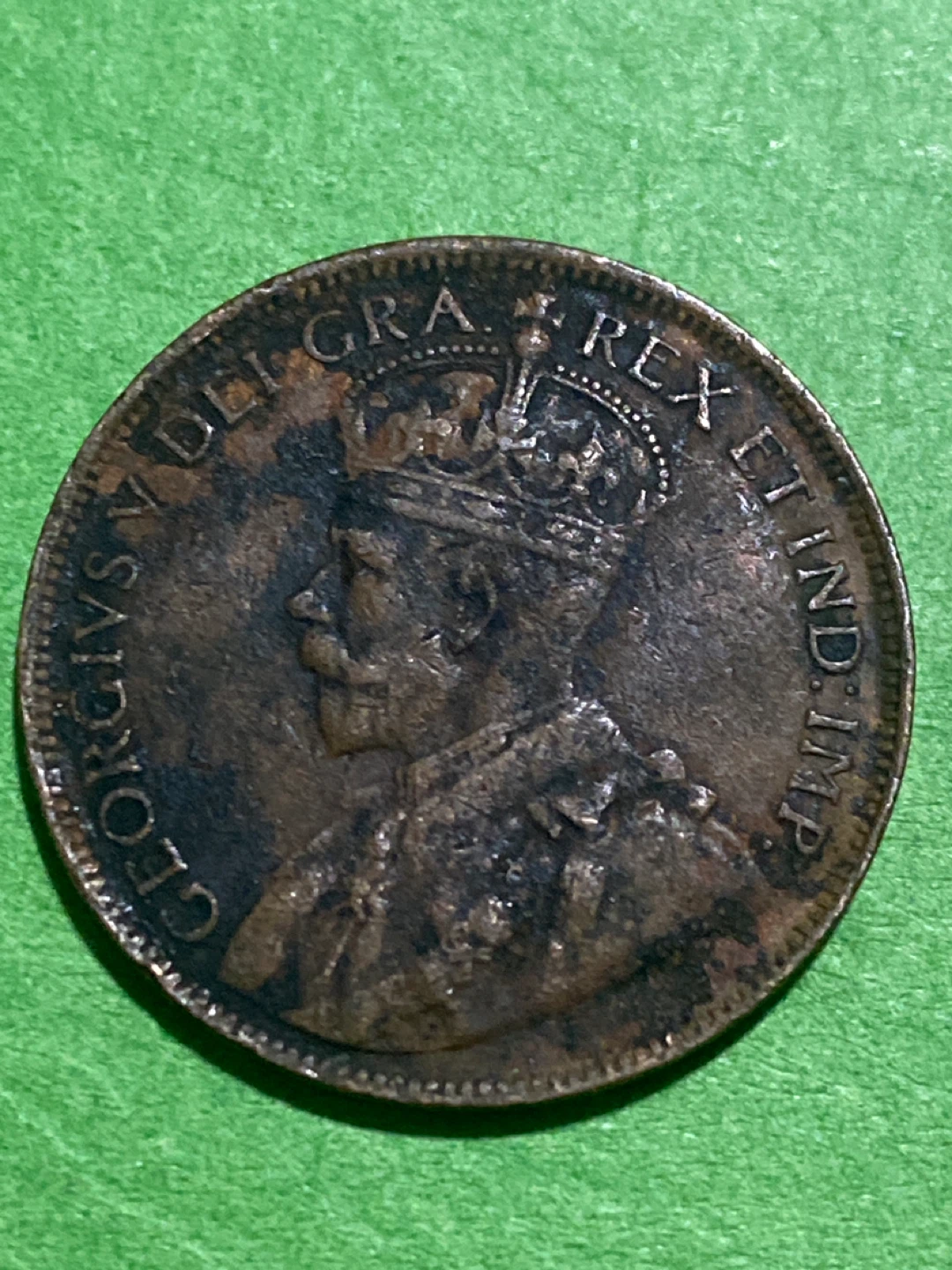 1917 Canada One Cent Coin - photo 2