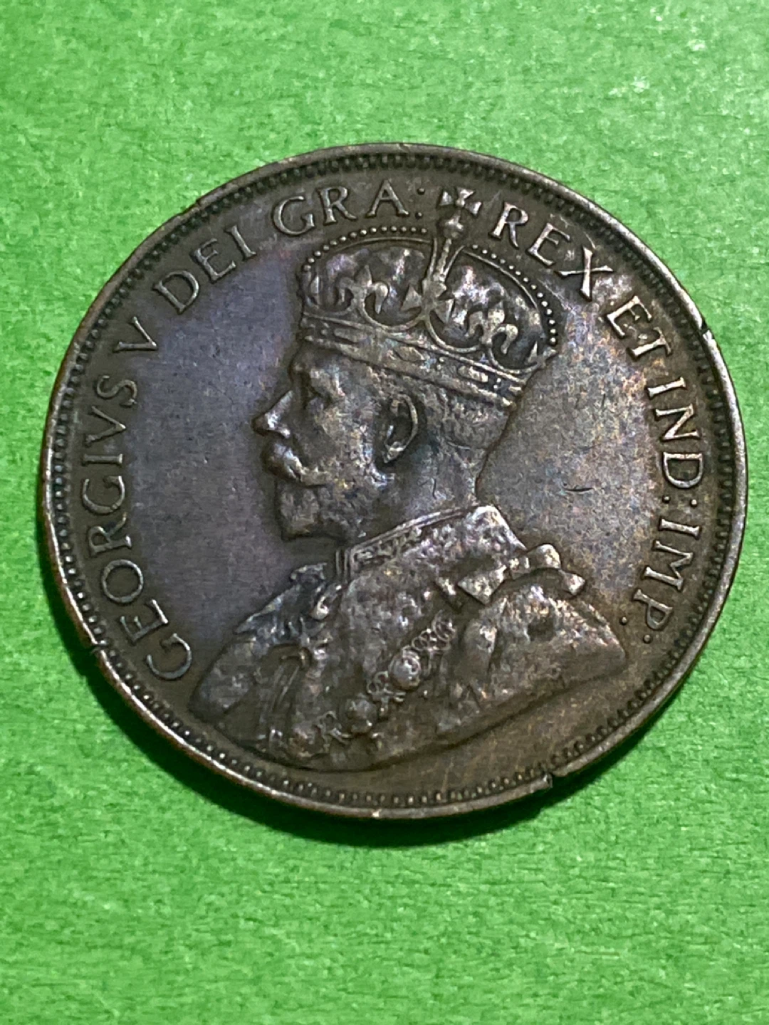 1918 Canada One Cent Coin