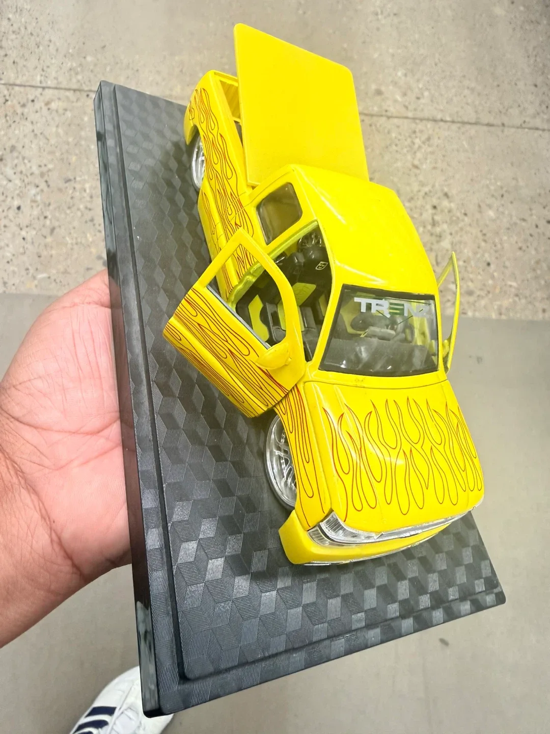 Yellow Custom Diecast Truck Model