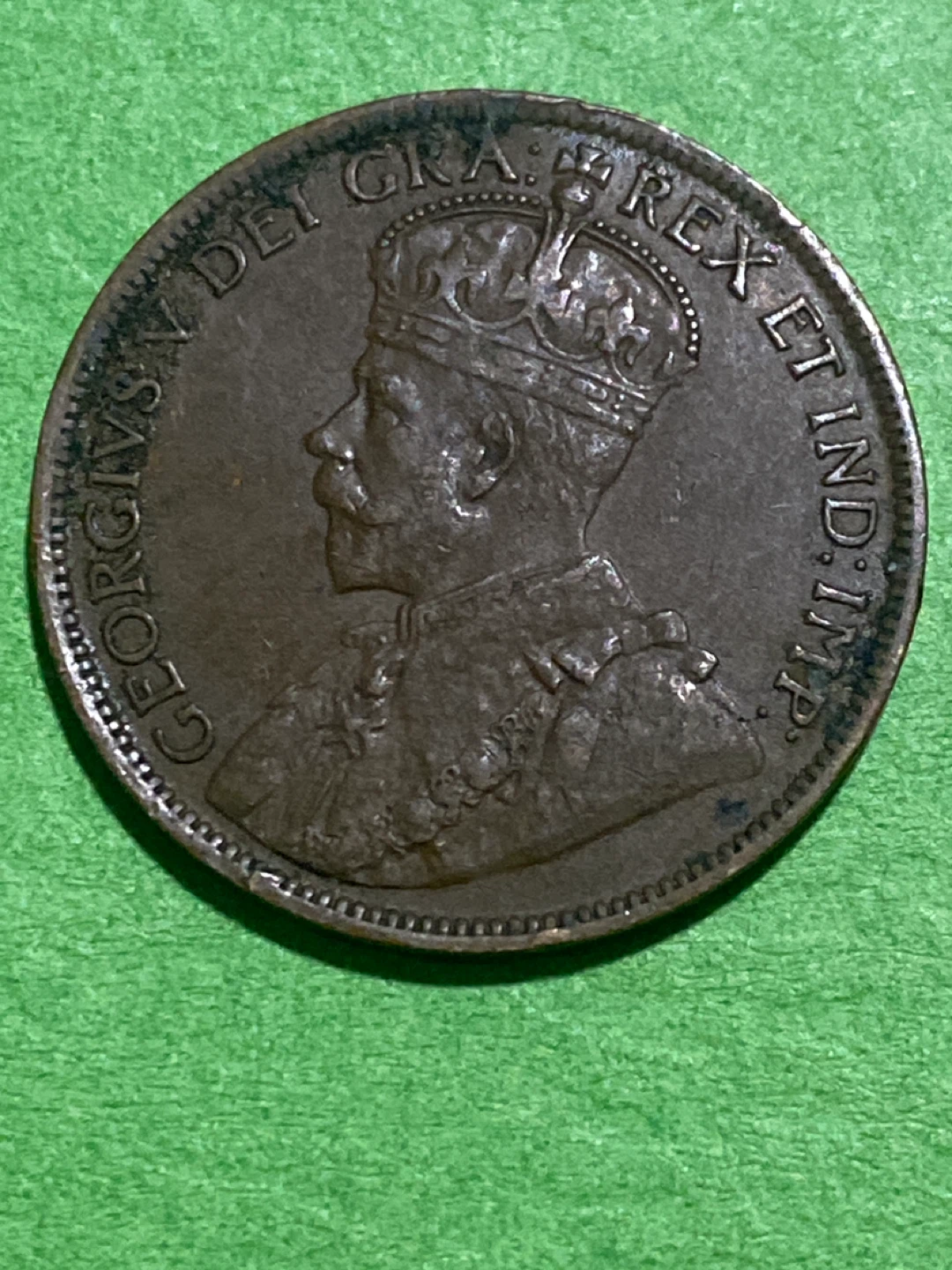 1916 Canada One Cent Coin