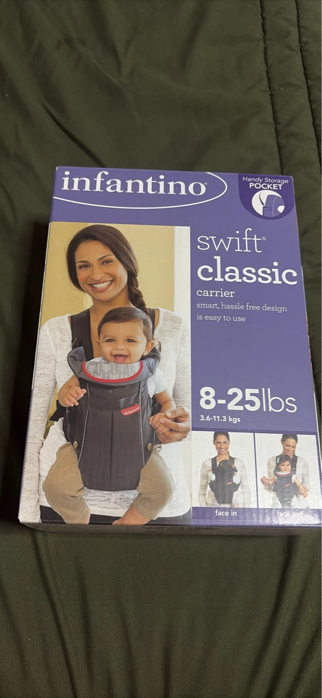 Infantino Swift Classic Baby Carrier 8-25 lbs