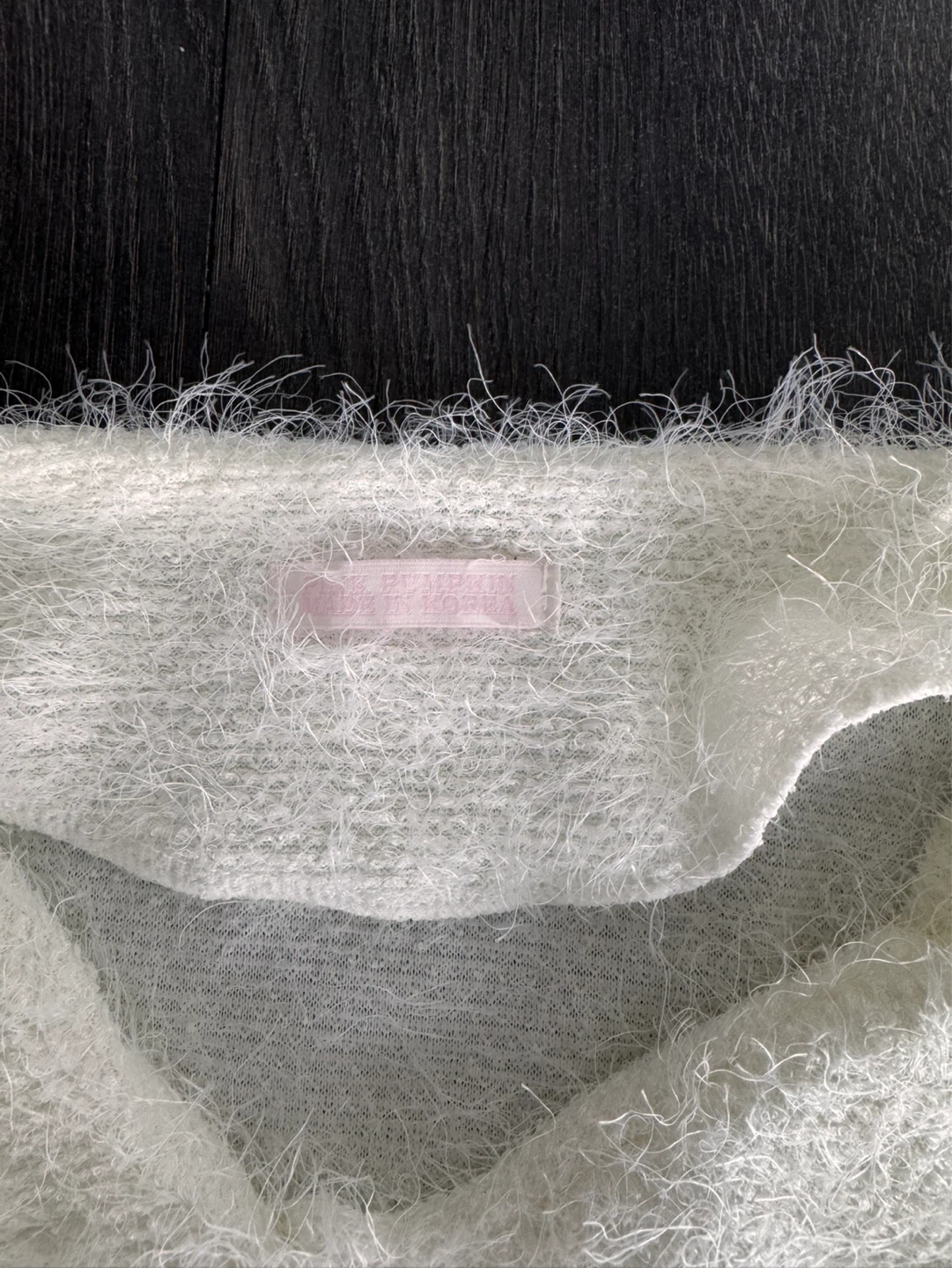 Cream Fuzzy Long Sleeve Top - photo 2