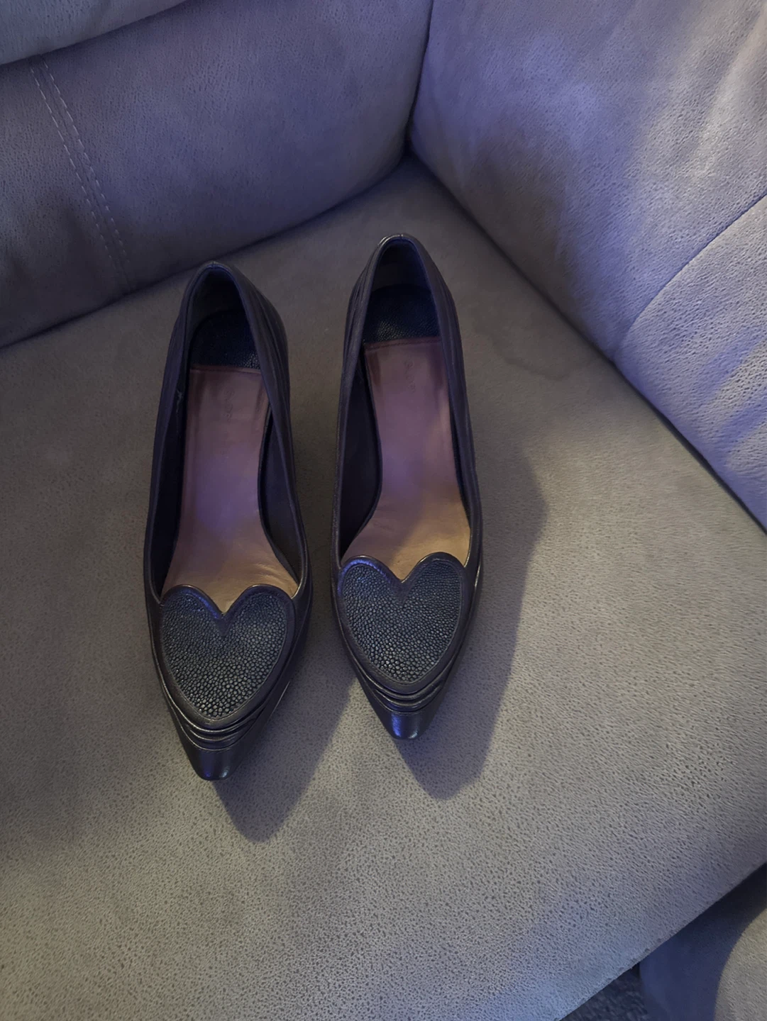 Women's Black Pointed Toe Heels Size 9M