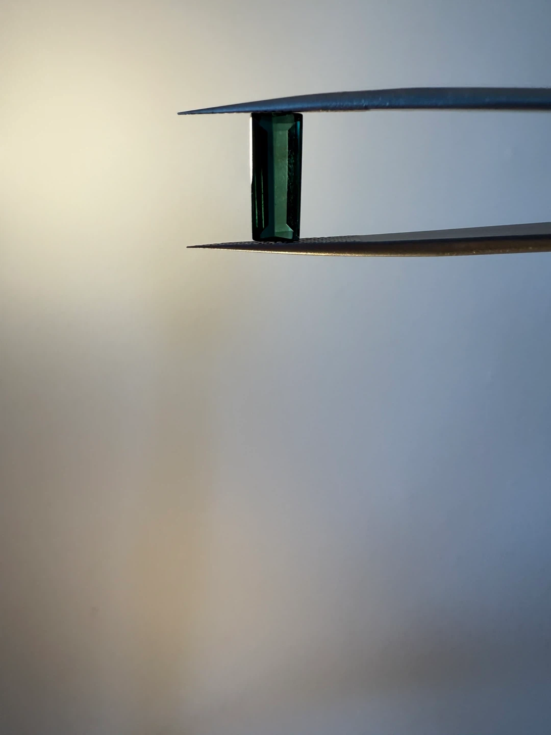 Emerald cut  Green tourmaline - photo 3