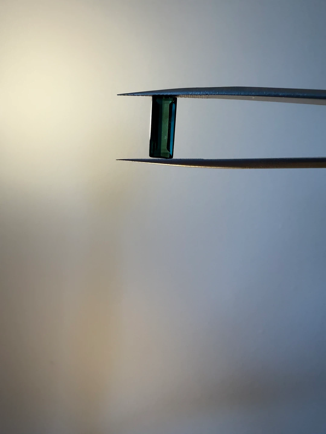 Emerald cut  Green tourmaline - photo 2