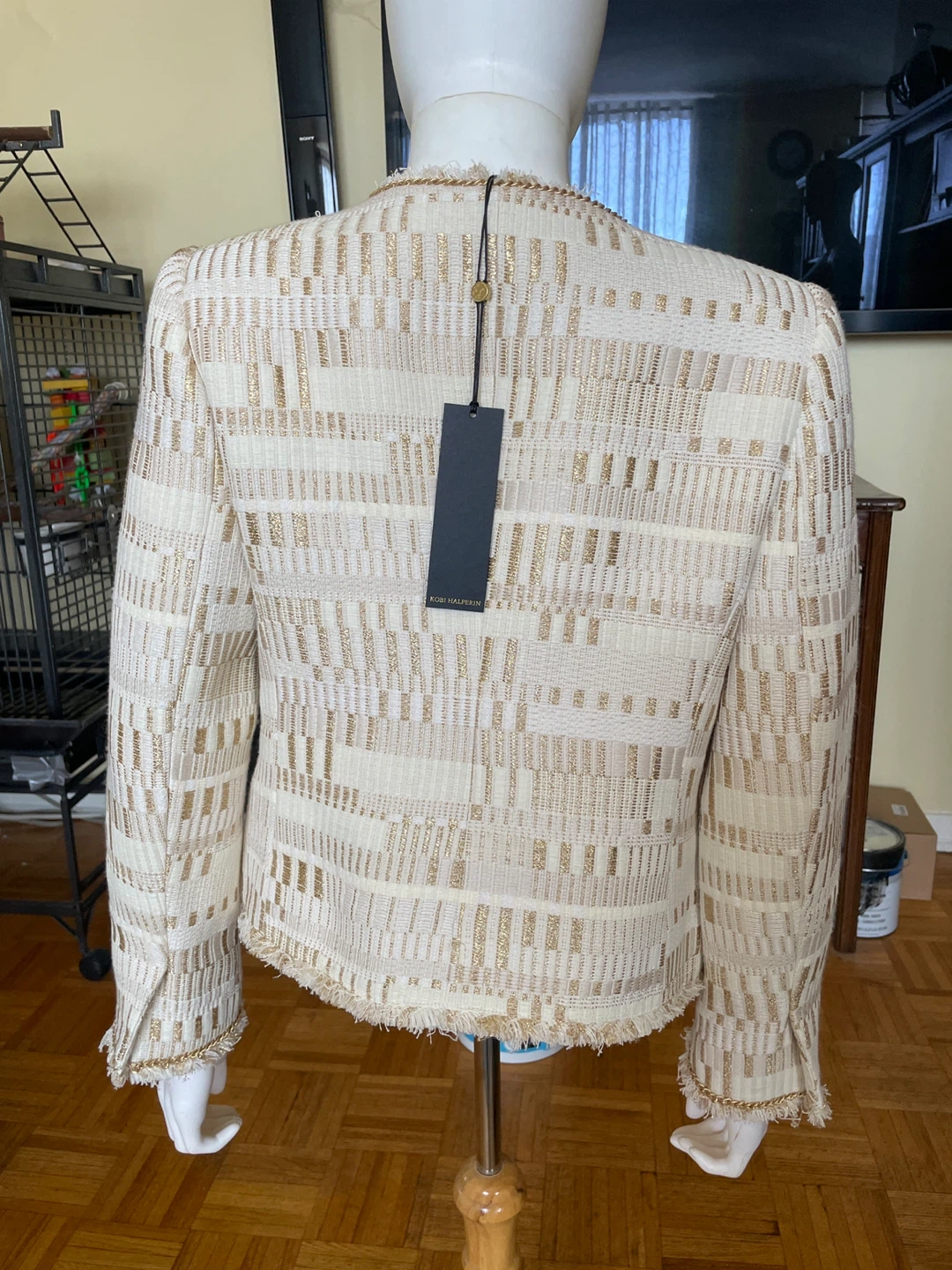 Kobi Halperin tweed jacket Size S - photo 5