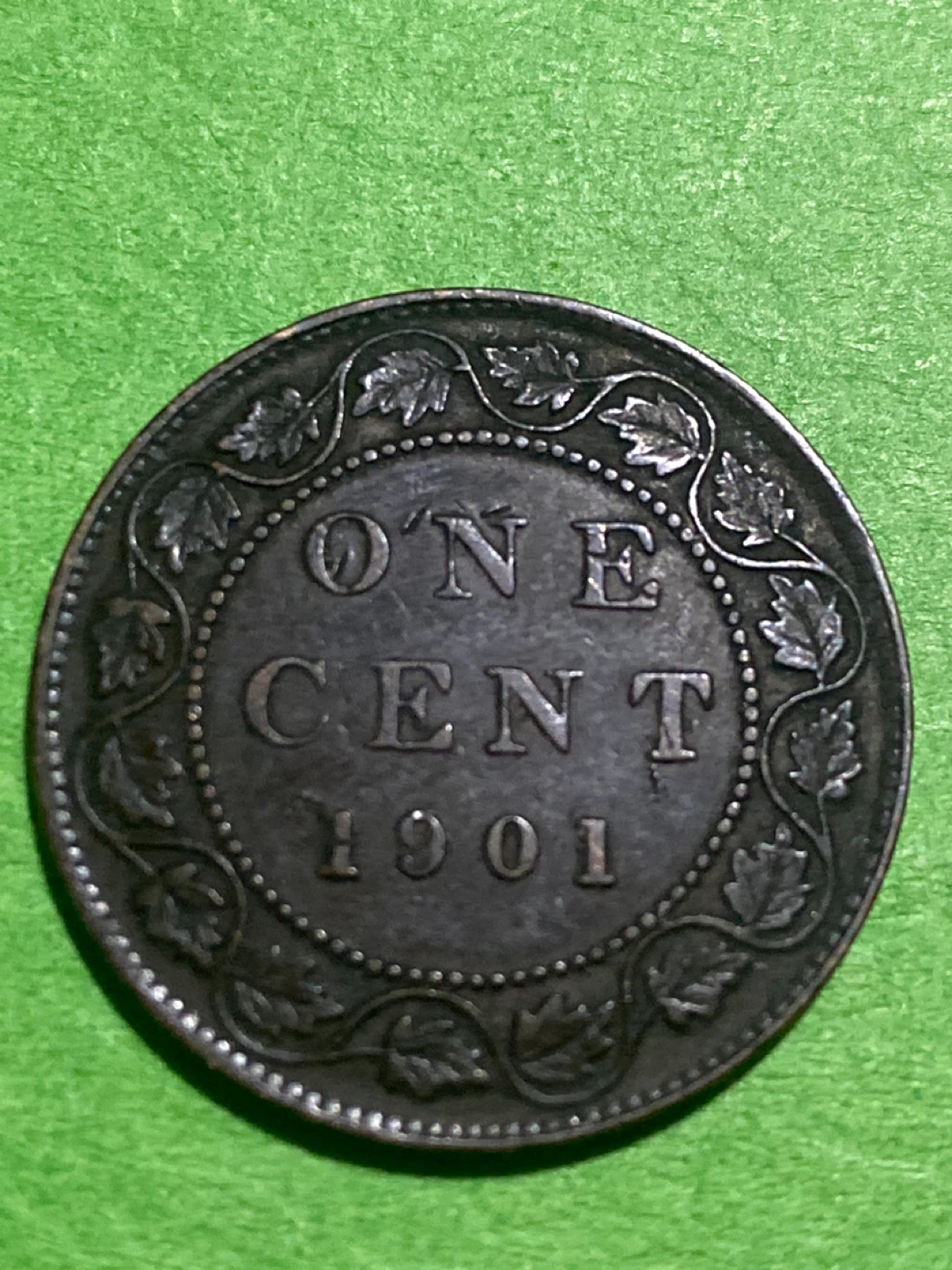 1901 Canada One Cent Coin - photo 2