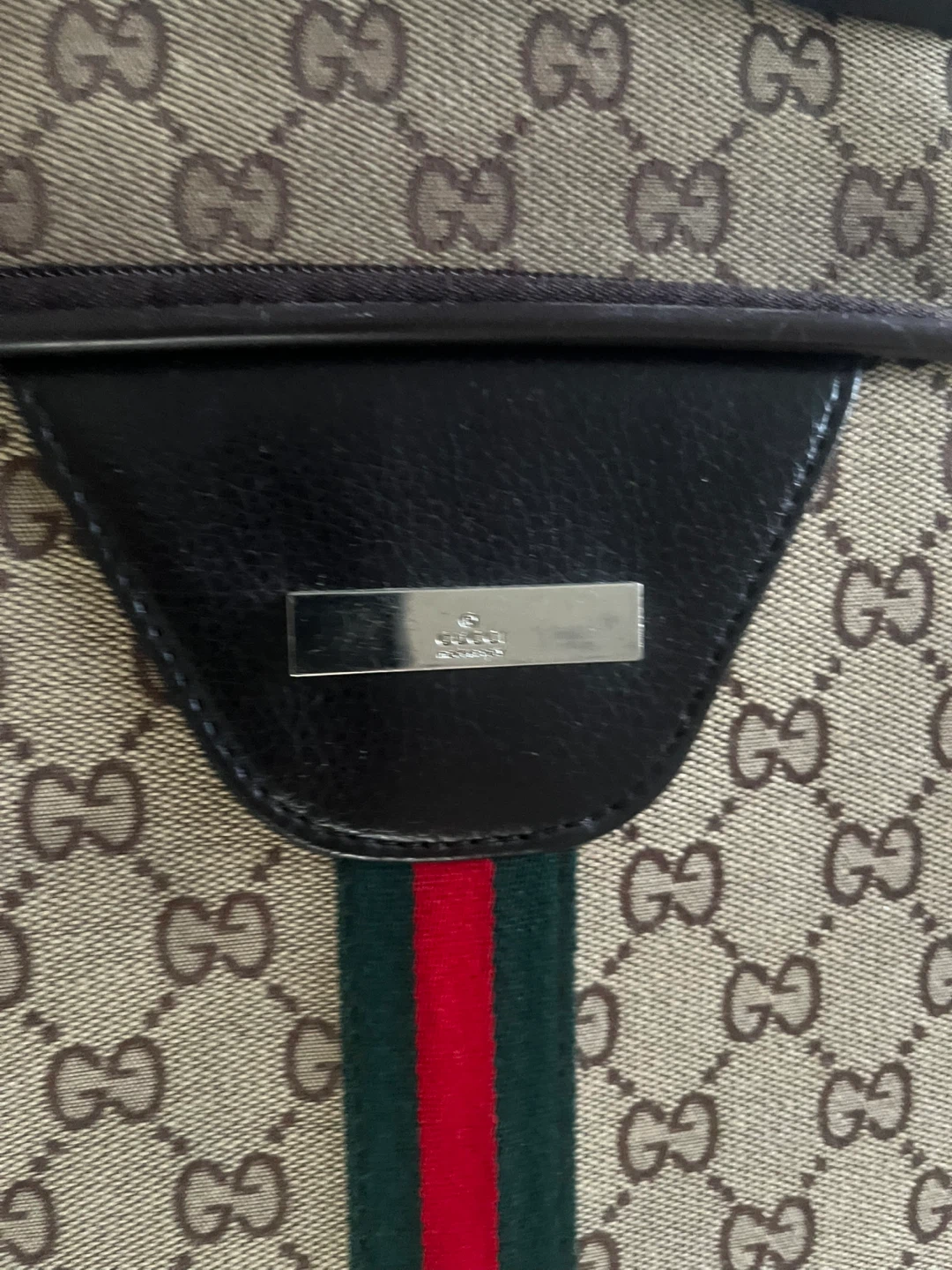 Vintage Gucci Monogram Canvas Travel Bag - photo 4