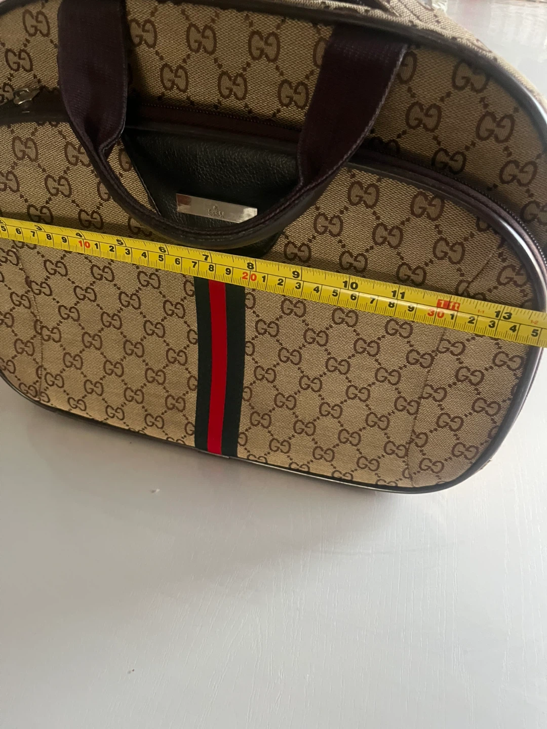 Vintage Gucci Monogram Canvas Travel Bag - photo 3