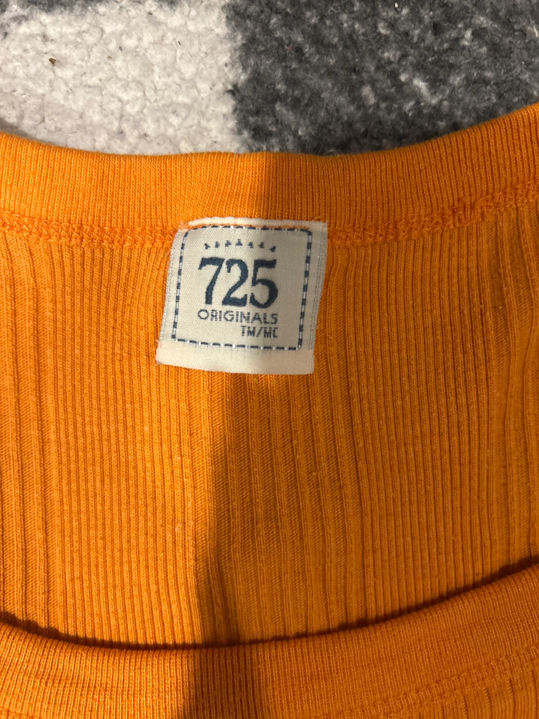 725 Originals Orange Ribbed T-Shirt - photo 2
