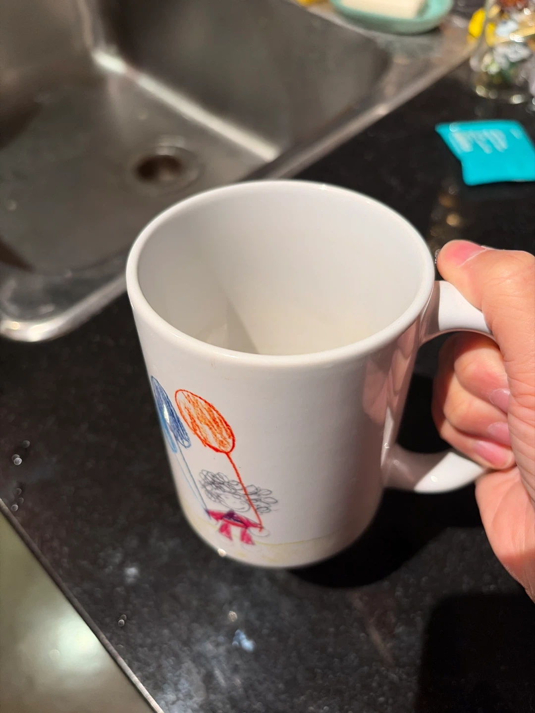 SickKids White Mug with Balloon Drawing - photo 3