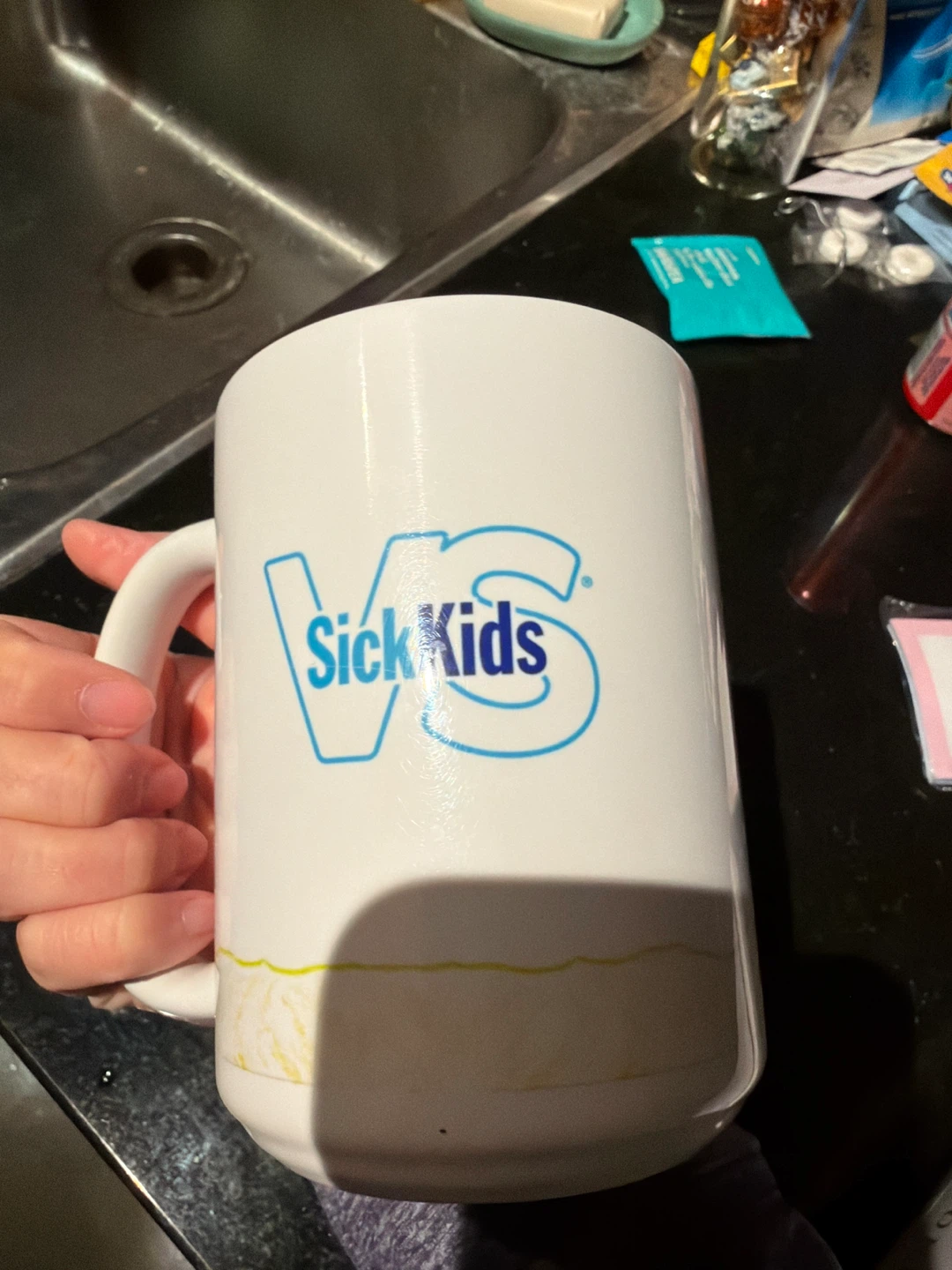 SickKids White Mug with Balloon Drawing - photo 2