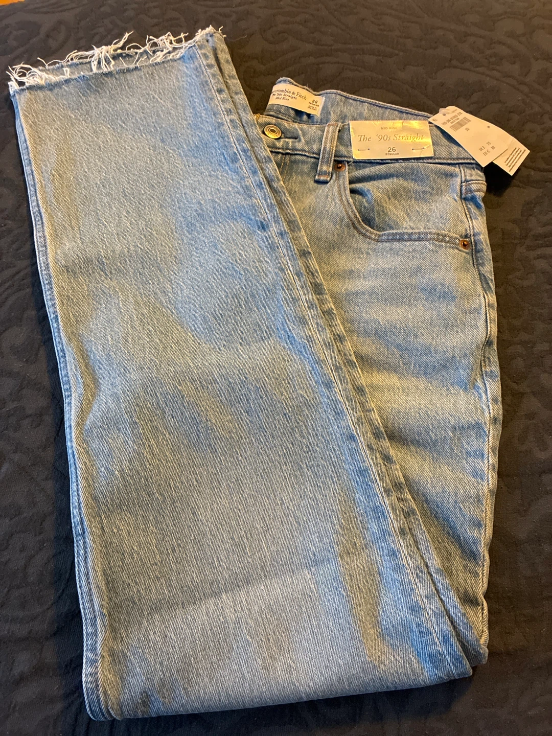 Abercrombie & Fitch The '90s Straight Jeans Size 26