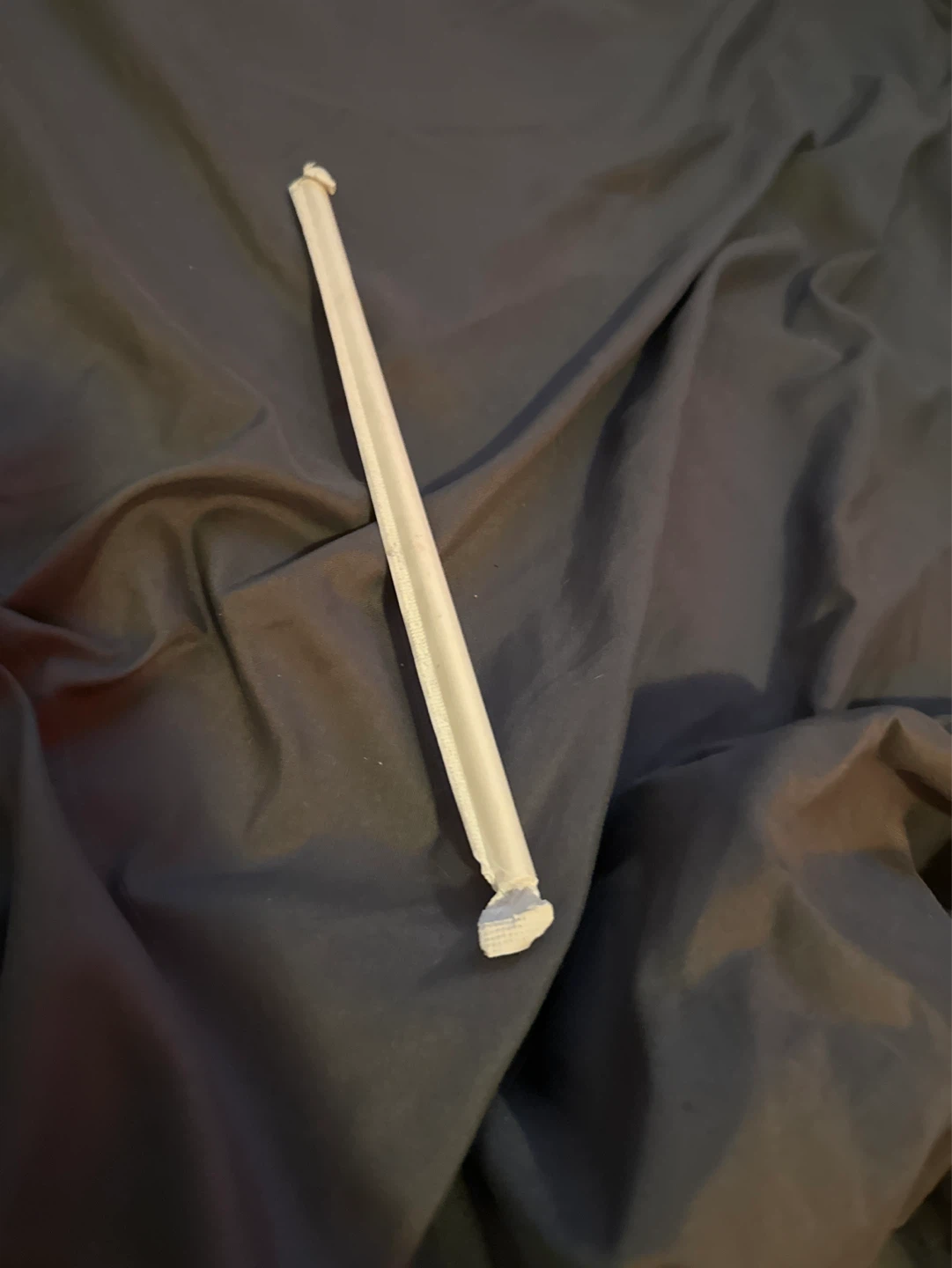 White Plastic Straw