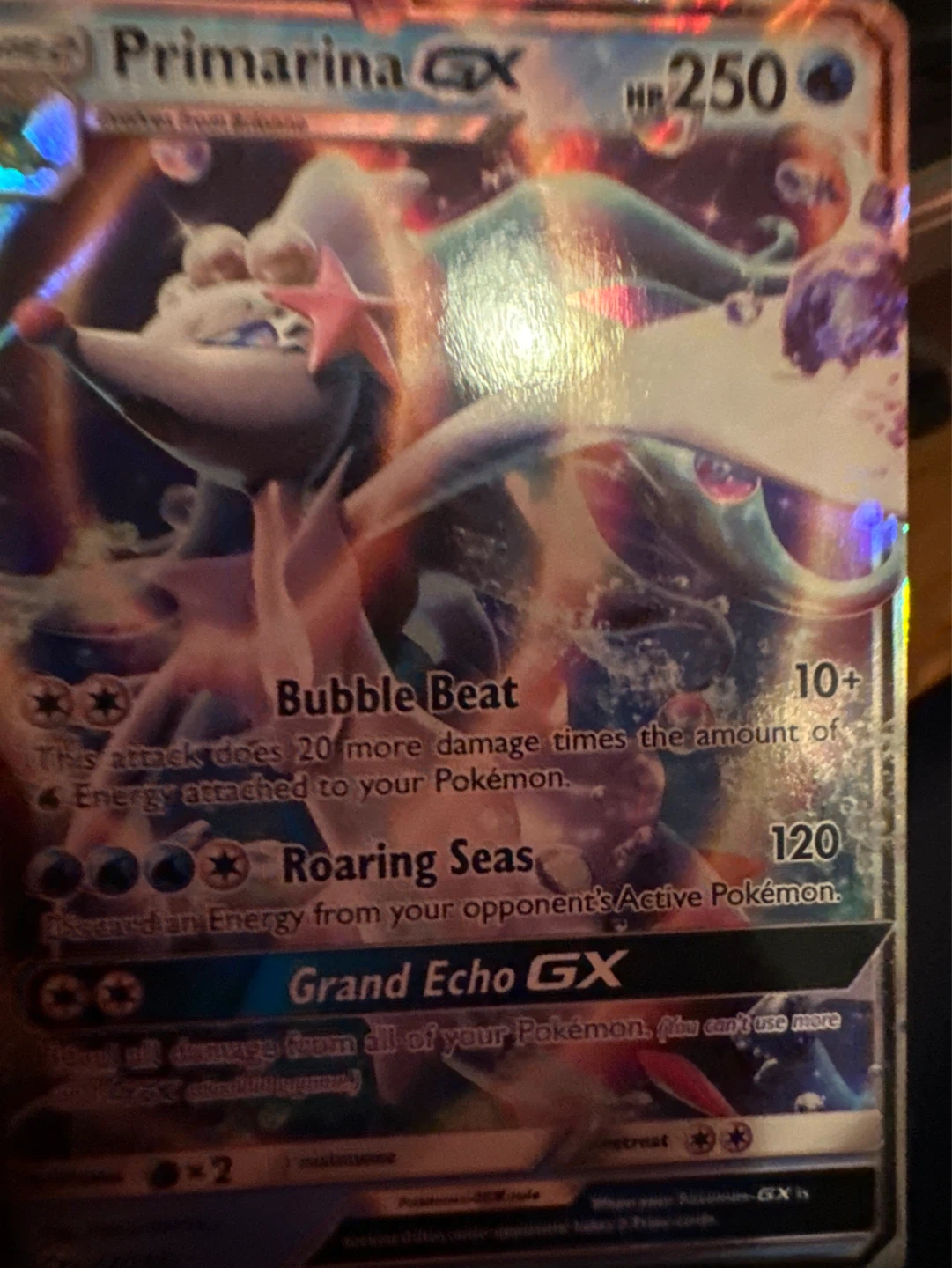 Primarina GX Pokémon Card