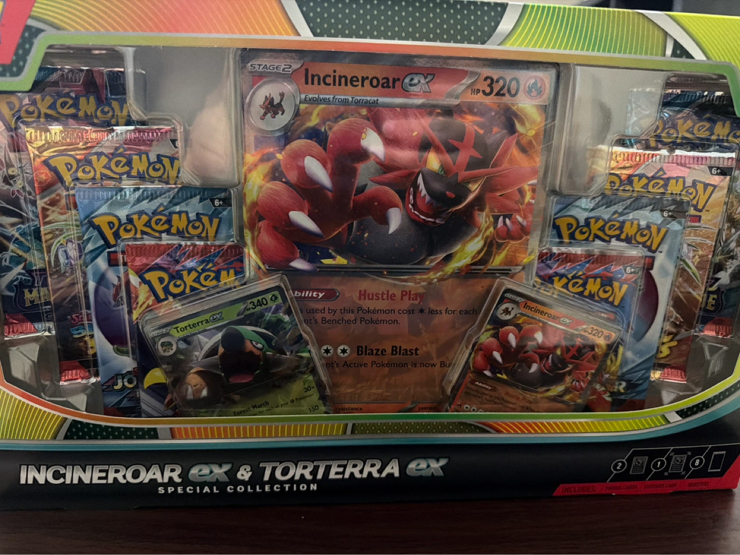 Pokemon TCG Incineroar EX & Torterra EX Special Collection