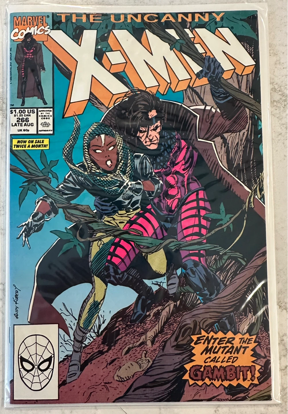 High Grade Raw Uncanny X-Men #266 (1st Gambit)