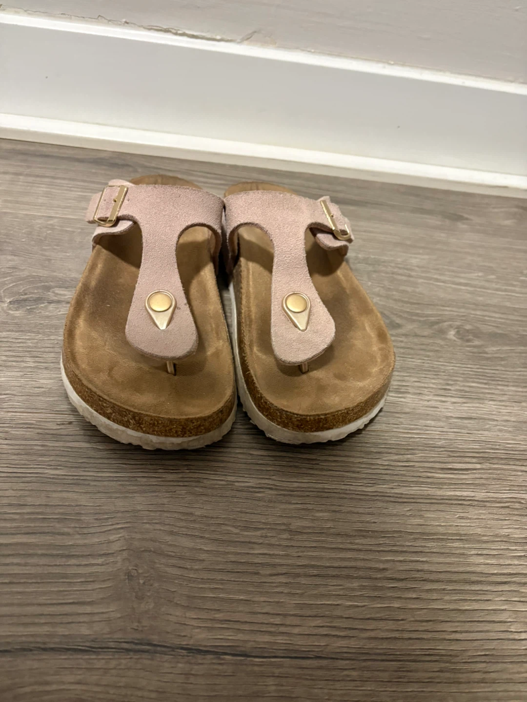 Pink Birkenstock Sandals Size 6 - photo 2