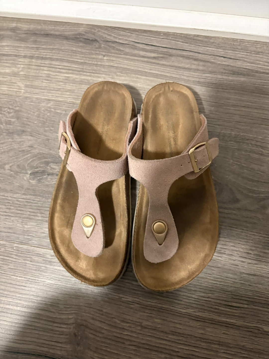 Pink Birkenstock Sandals Size 6