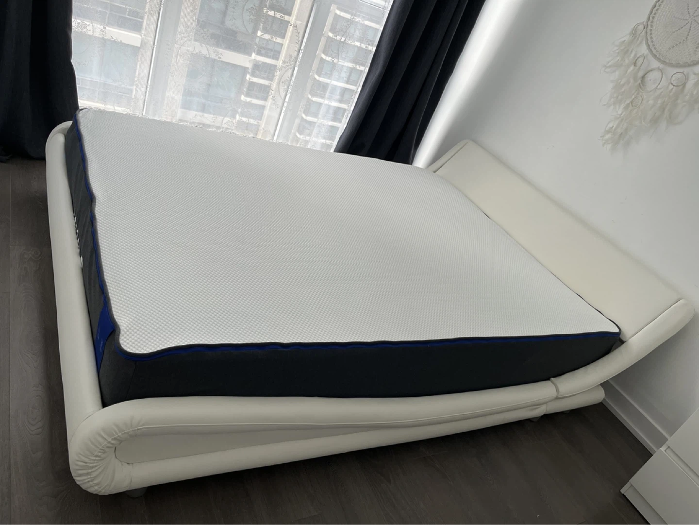 Queen Wave-Like Bed Frame + FREE Nectar 12’’ Mattress - photo 2