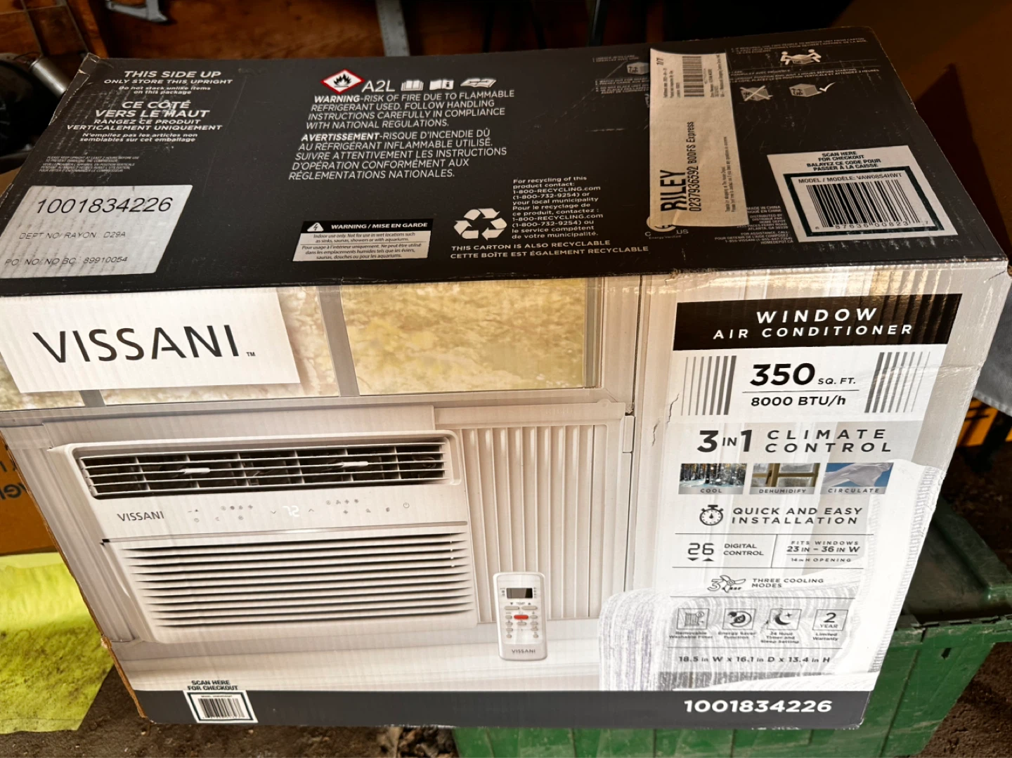 Vissani Window Air Conditioner - photo 3
