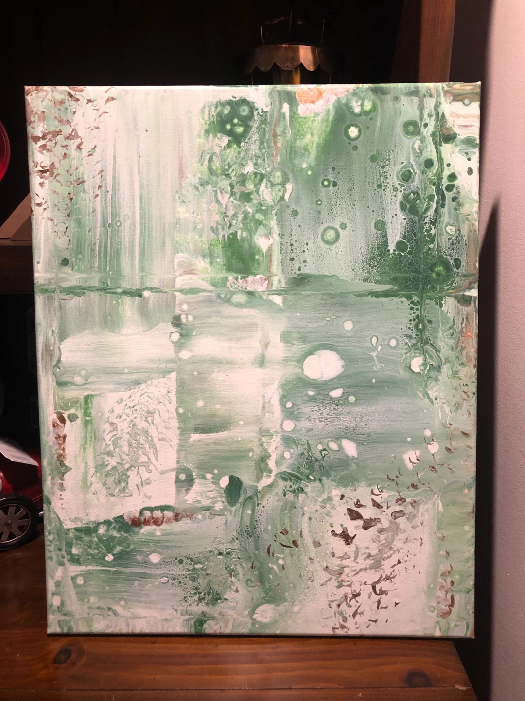 “Whimsy Garden Vibes” painting