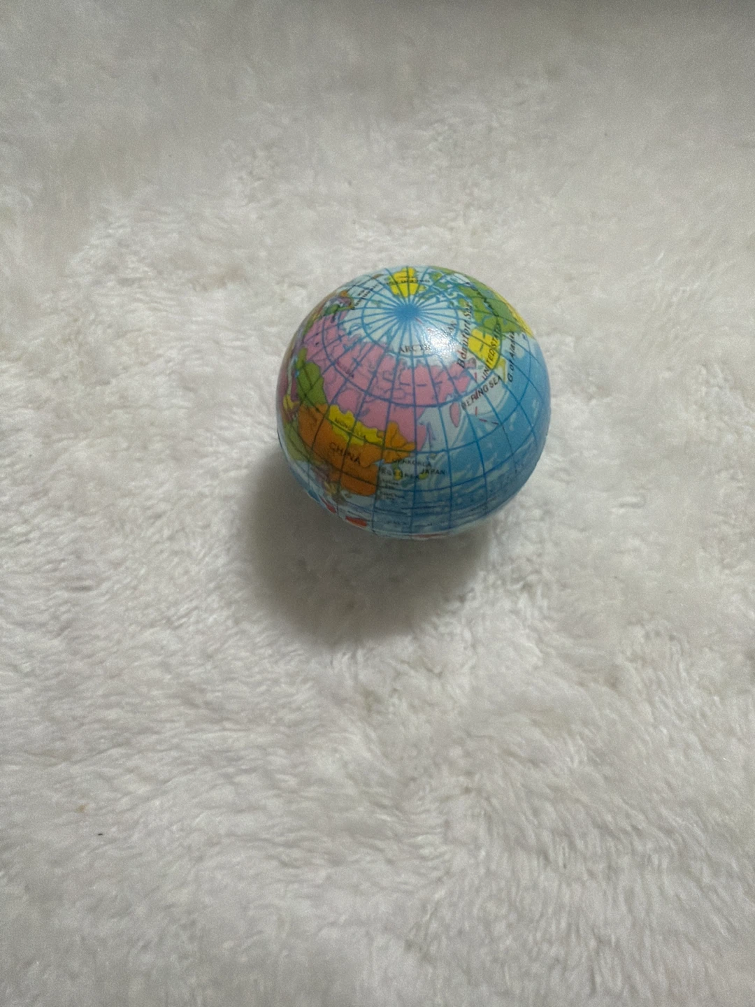 Miniature foam earth ball