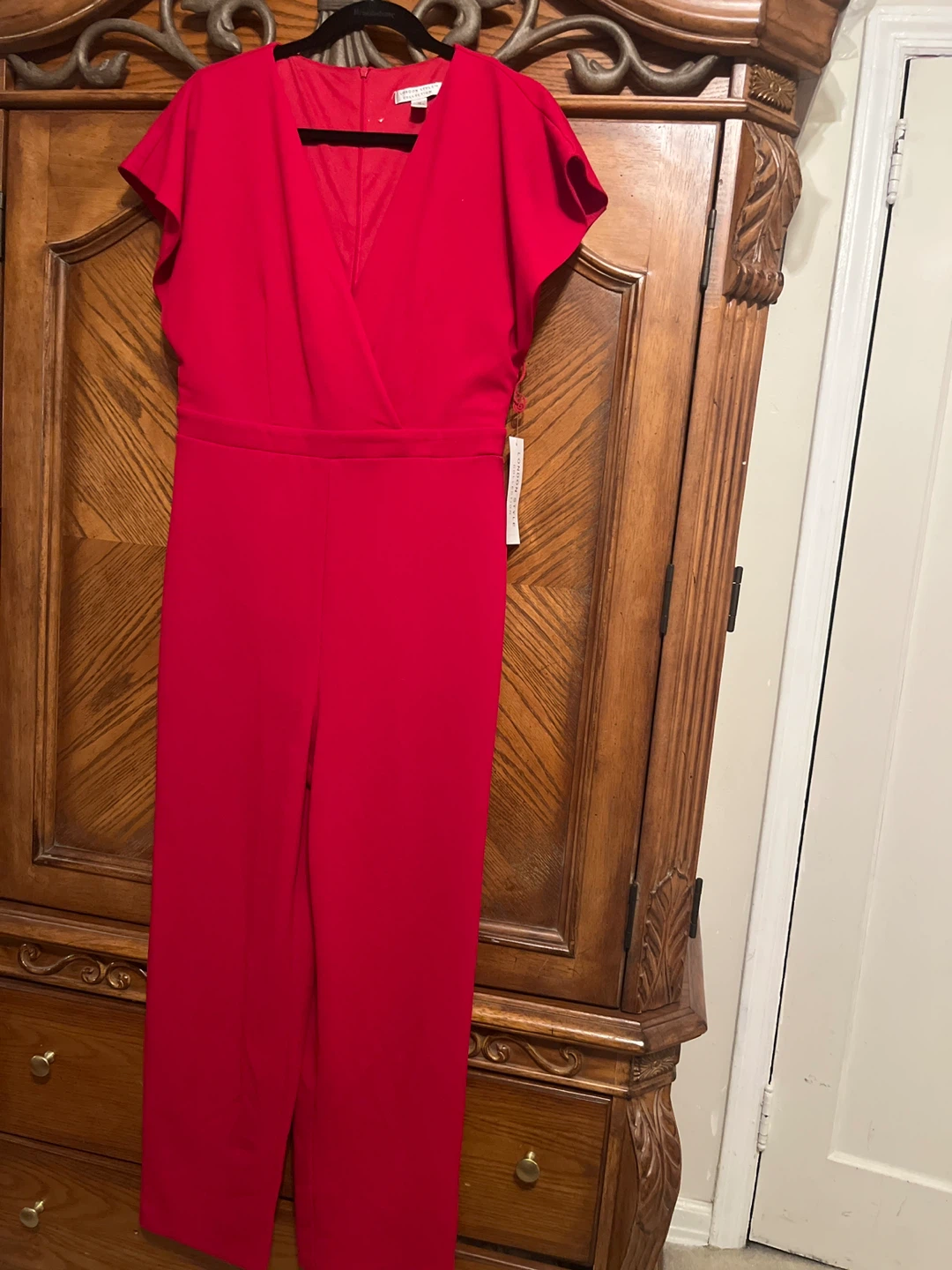 Women's Red Jumpsuit