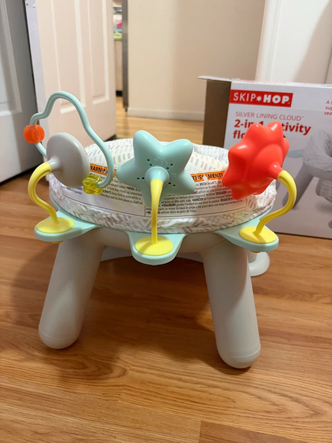 Skip Hop Silver Lining Cloud 2-in-1 Activity Floor Seat - photo 4