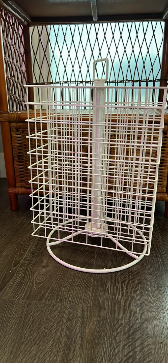 Rare Provo Craft Industrial 6-Tier Rotating Paint Rack