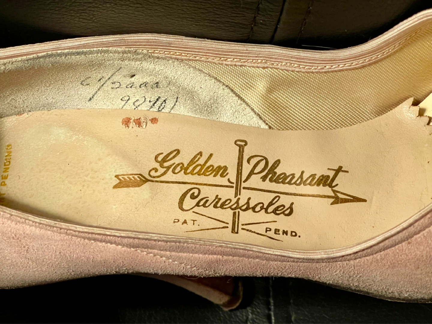 Vintage 1950s Pink Suede Heels - photo 3