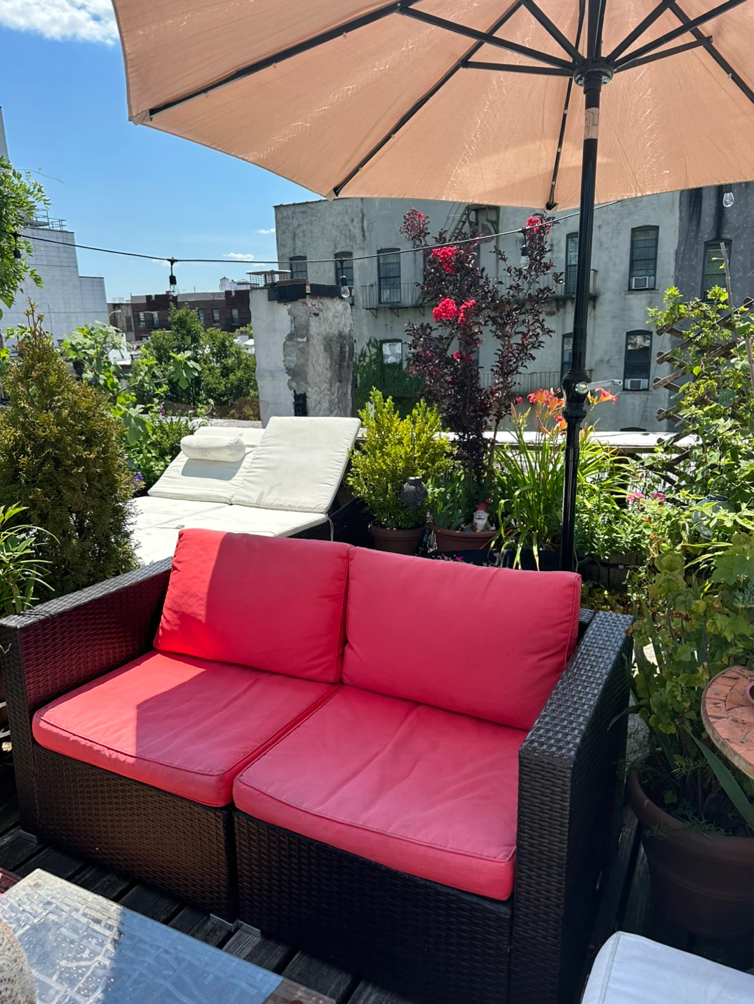 Outdoor Patio Furniture Set with Umbrella - photo 2