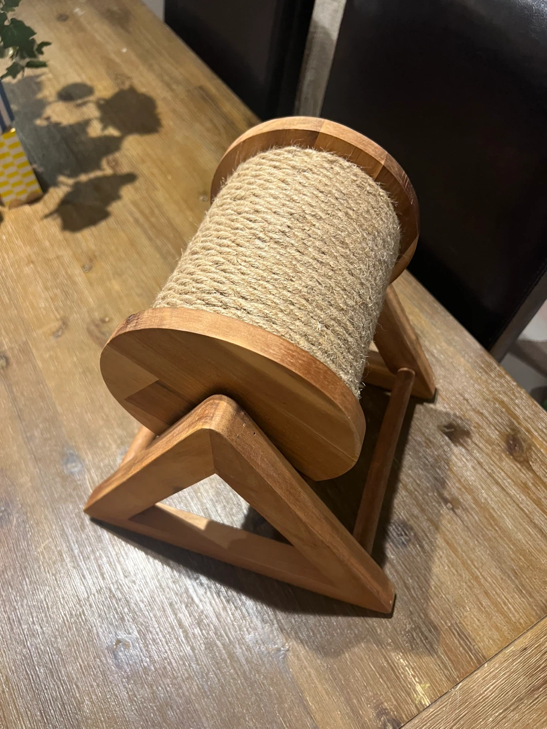 Wooden Cat Scratcher Post - photo 4