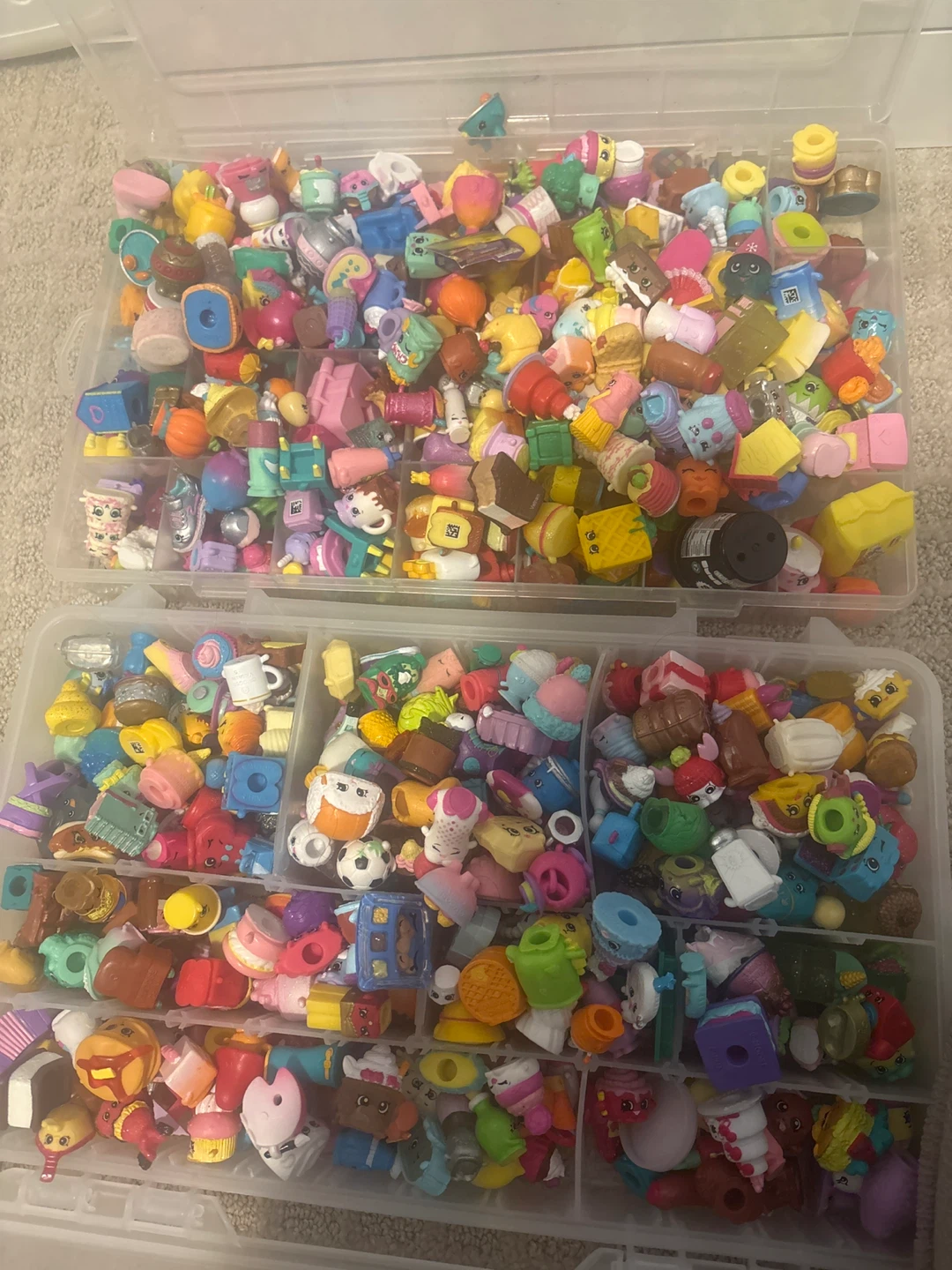 Large Collection of Shopkins Toys
