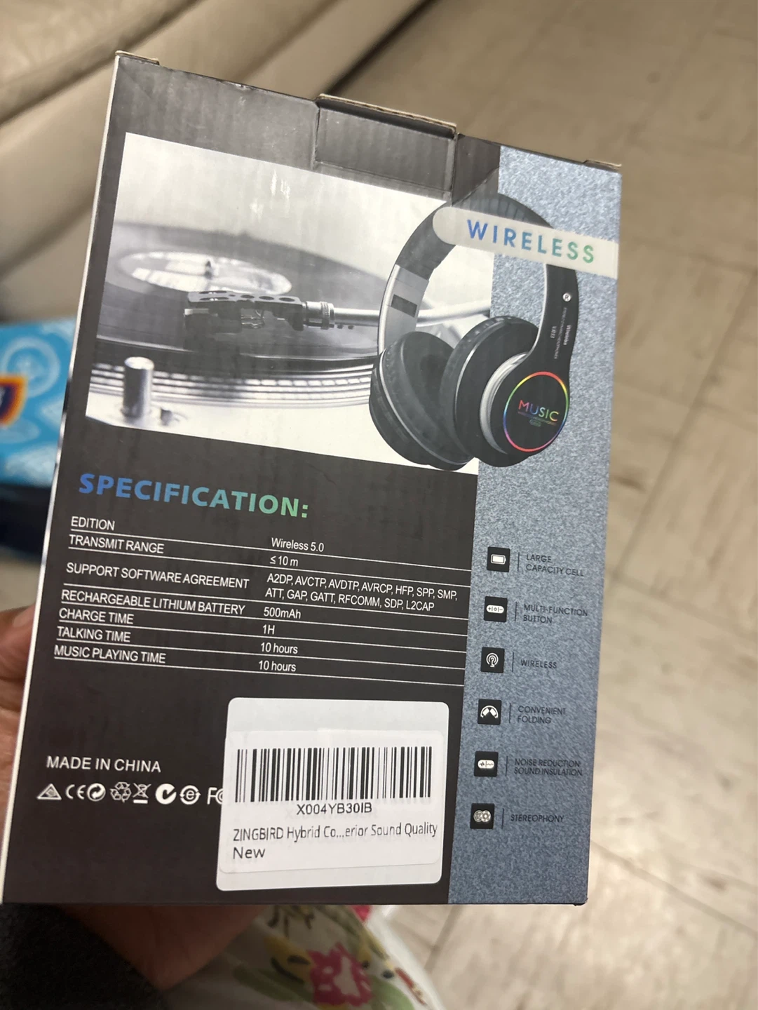 ZINGBIRD Wireless Headphones - photo 2