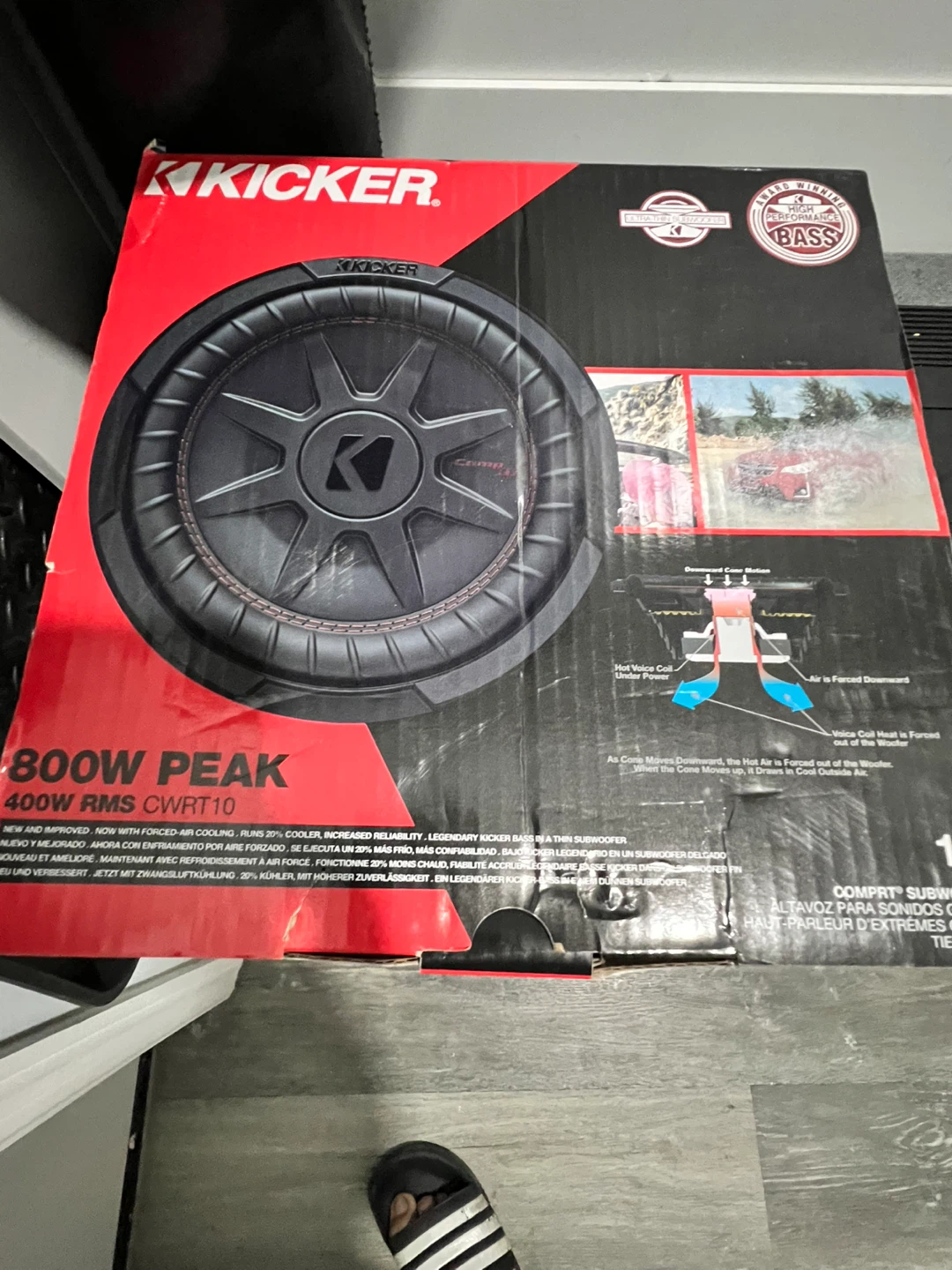 Kicker Comp RT 10" 400W RMS Subwoofer - photo 2