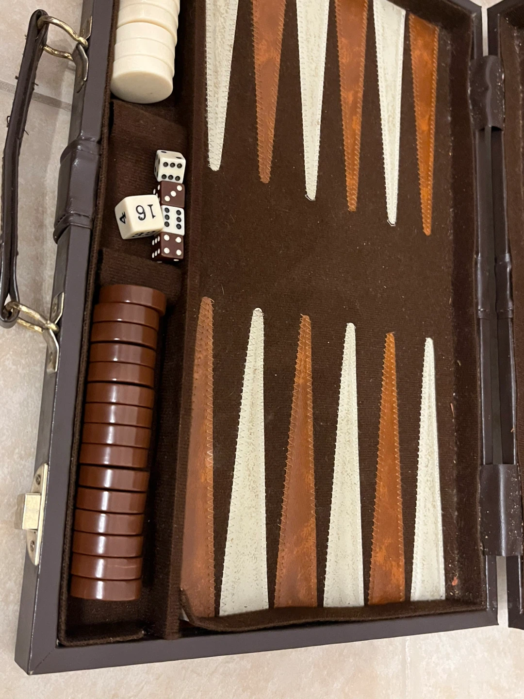 Backgammon Set with Case - photo 4