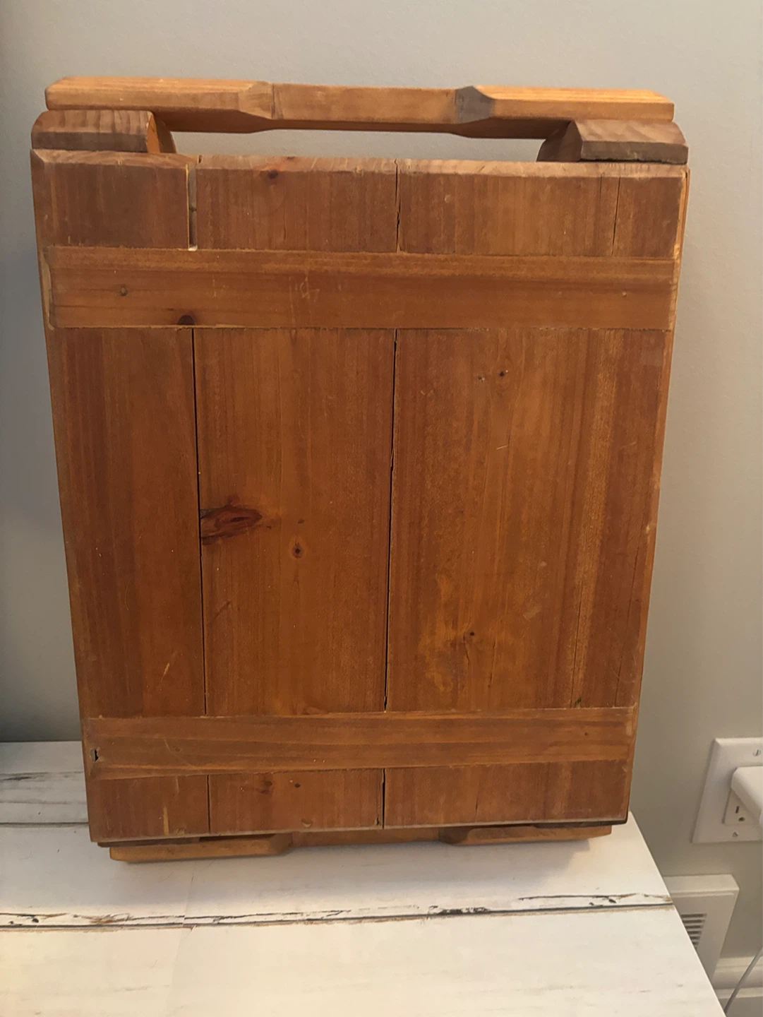 HANDMADE Wooden Wall Mounted Wine Glass Holder