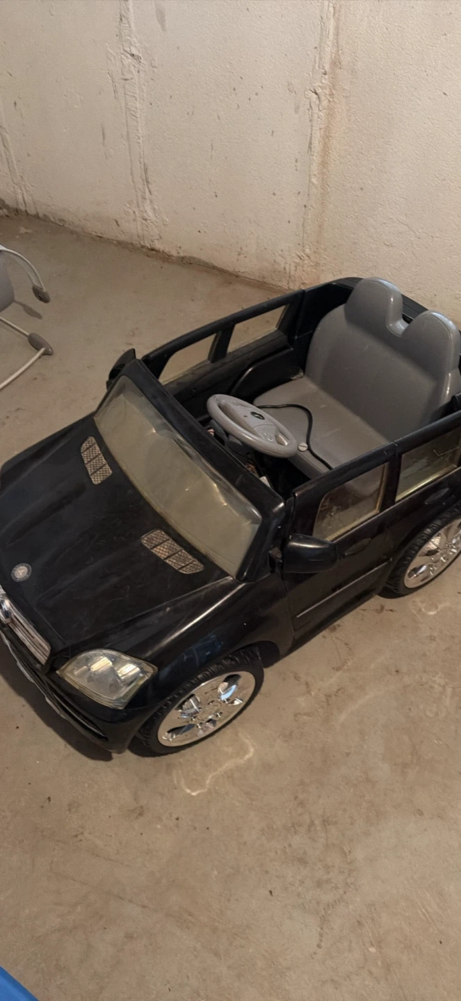 Black Mercedes Ride-On Toy Car