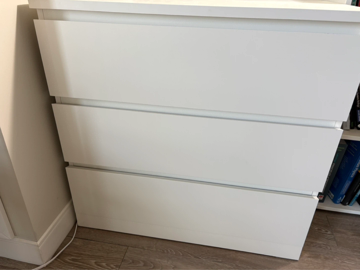 White 3-Drawer Chest IKEA MLAM