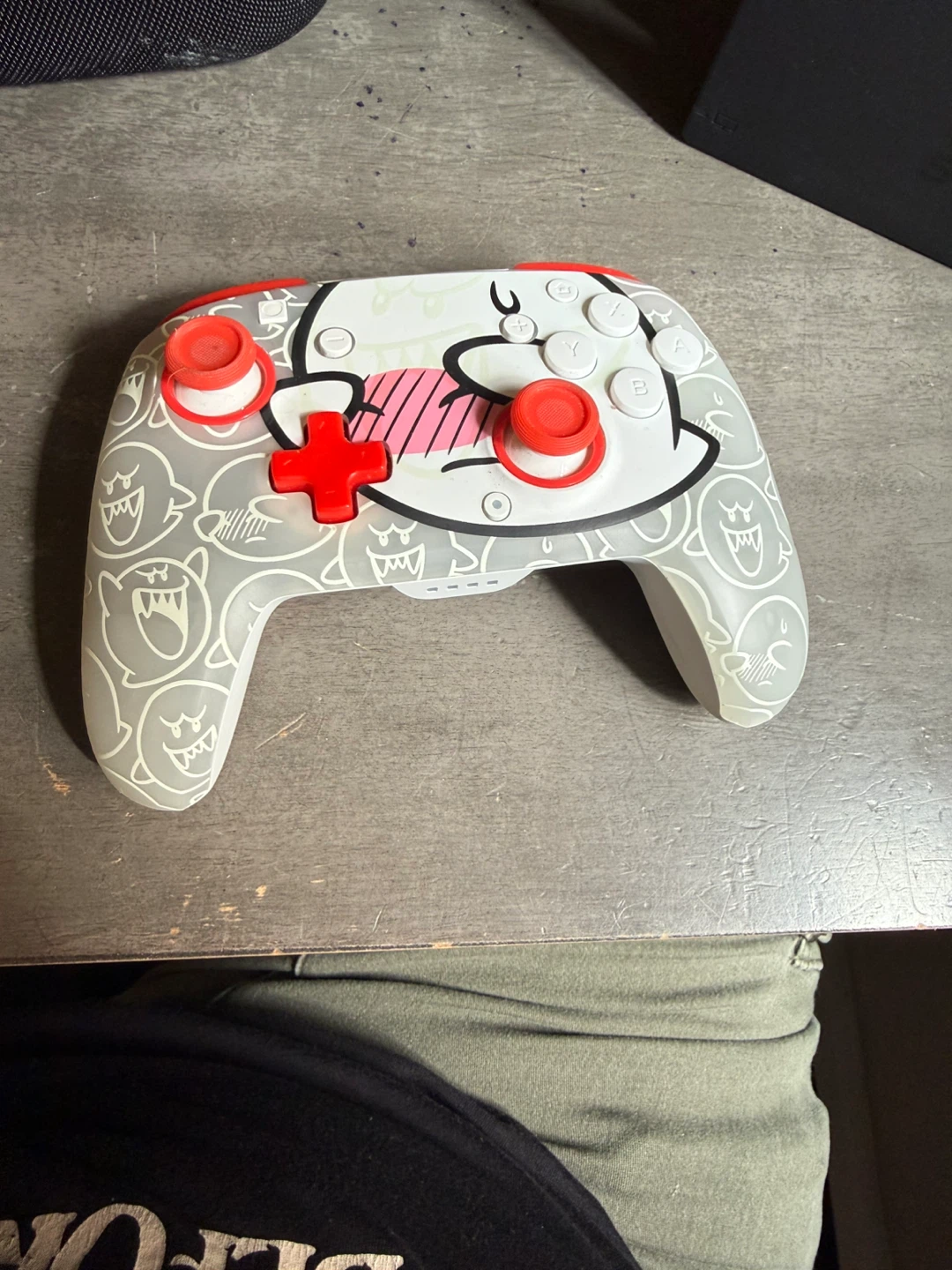Nintendo Switch Console with Custom Boo Controller and Dock - photo 4