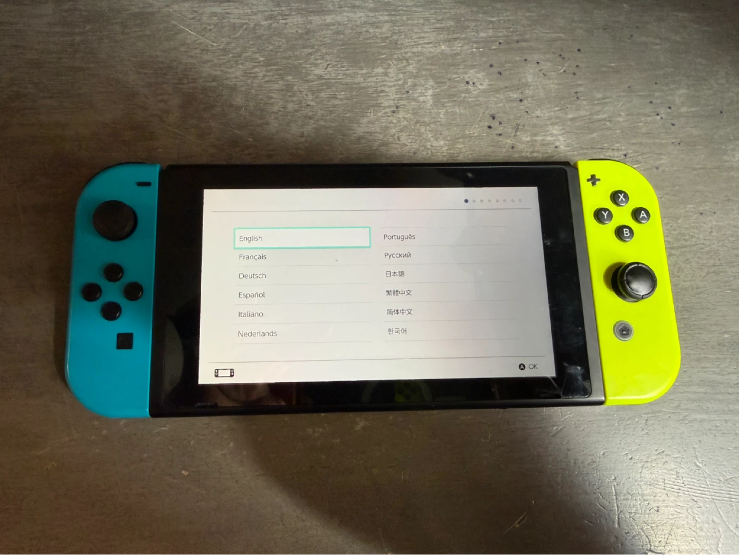 Nintendo Switch Console with Custom Boo Controller and Dock