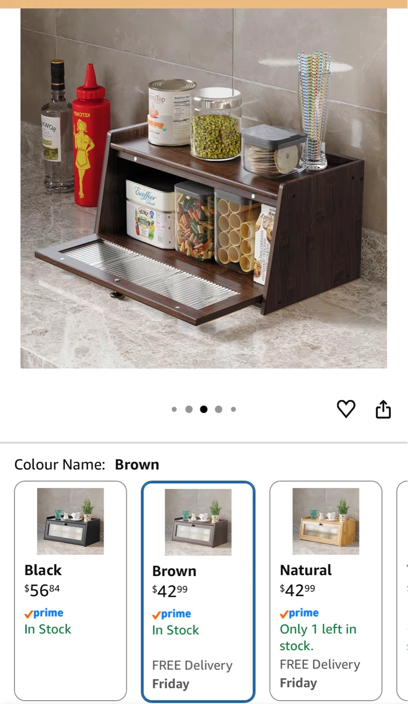 Bamboo Bread Box - photo 3