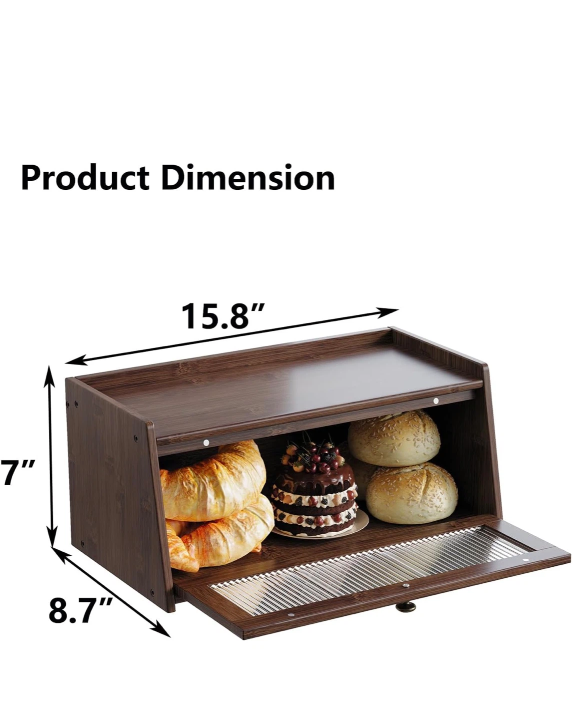Bamboo Bread Box - photo 2