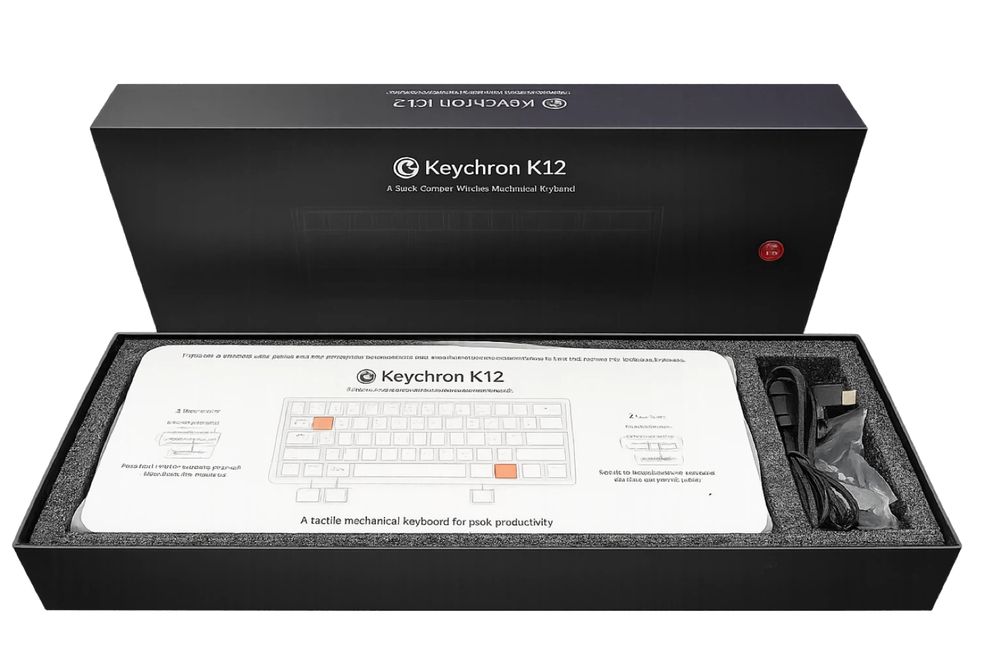 Keychron K12 Wireless Mechanical Keyboard - Brown Switch - photo 2
