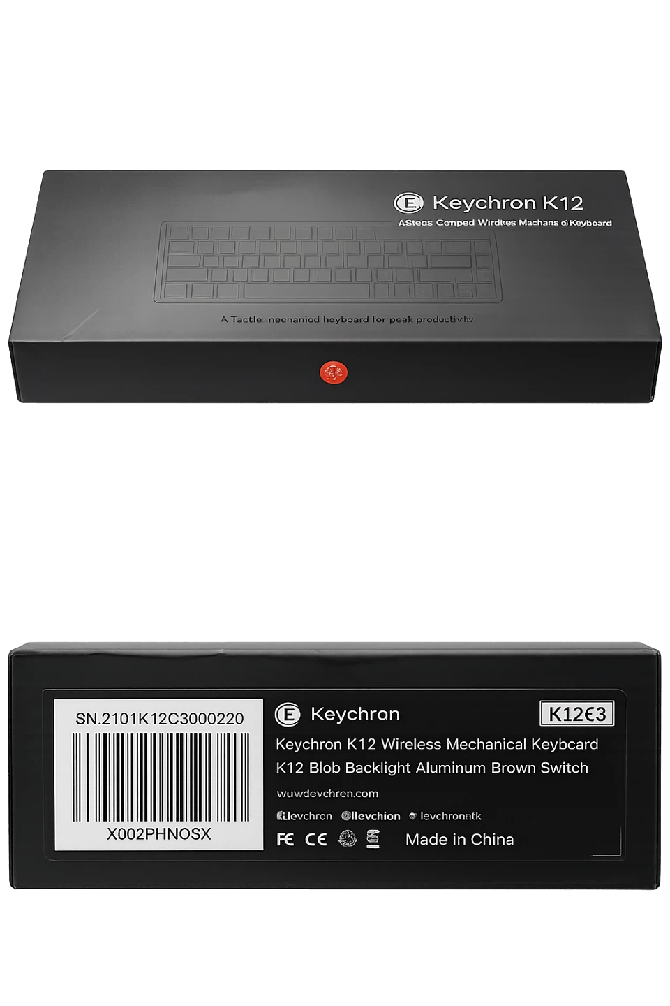 Keychron K12 Wireless Mechanical Keyboard - Brown Switch