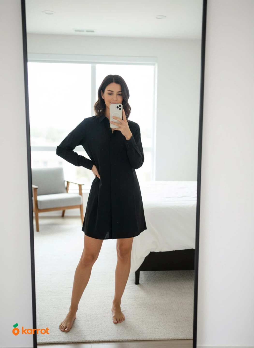 NWOT Modern Ambition Black dress - Size XL